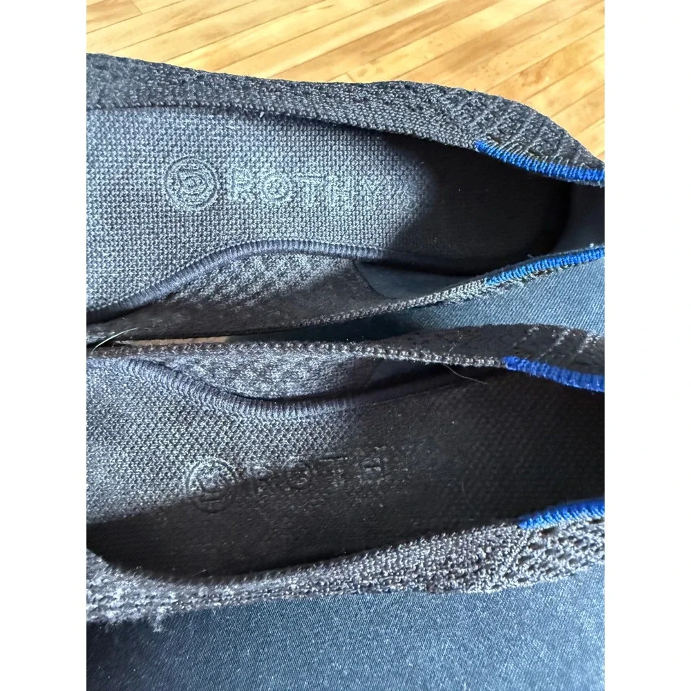 Rothy's The Point Black Honeycomb ballet flats